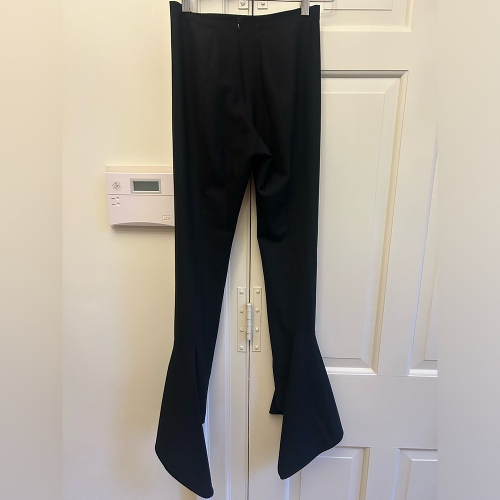 NWT AREA Black Super Flare Pants